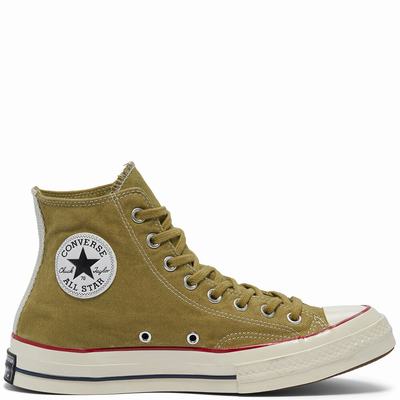 Férfi Converse Italian Crafted Dye Chuck 70 Magasszárú Cipő CO7421583 Khaki